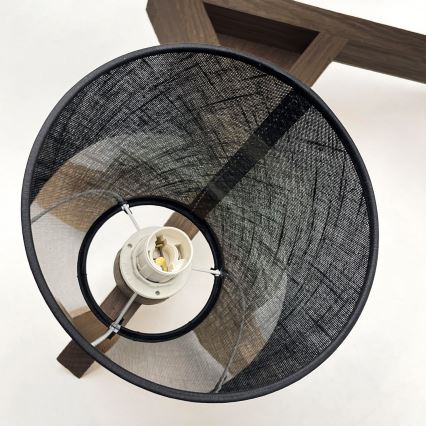 Brilagi - Plafonnier ANTHONY 3xE14/40W/230V chêne noyer/noir