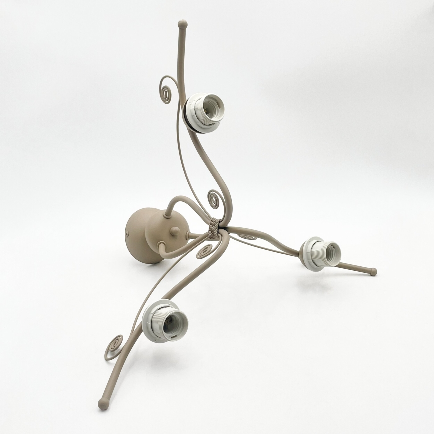 Brilagi - Plafonnier ANTICO MODERN 3xE27/60W/230V beige