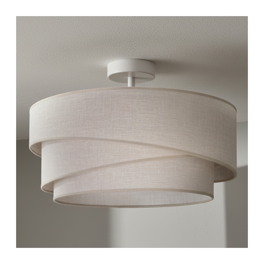 Brilagi - Plafonnier ARROW 1xE27/60W/230V Ø 45 cm beige
