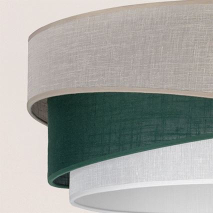 Brilagi - Plafonnier ARROW 1xE27/60W/230V Ø 45 cm beige/vert/blanc