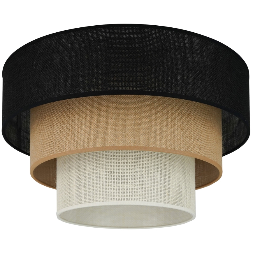 Brilagi - Plafonnier ASPEN LUNETA 1xE27/15W/230V d. 45 cm noir/beige/crème