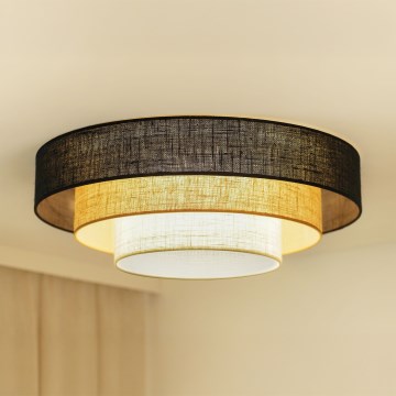 Brilagi - Plafonnier ASPEN LUNETA LED/12W/230V d. 60 cm 3000K/4000K/6400K noir/beige/crème
