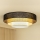 Brilagi - Plafonnier ASPEN LUNETA LED/12W/230V d. 60 cm 3000K/4000K/6400K noir/beige/crème