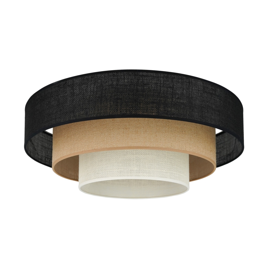 Brilagi - Plafonnier ASPEN LUNETA LED/12W/230V d. 60 cm 3000K/4000K/6400K noir/beige/crème