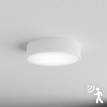 Brilagi - Plafonnier avec détecteur CLARE 2xE27/40W/230V d. 30 cm blanc