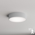 Brilagi - Plafonnier avec détecteur CLARE 2xE27/40W/230V d. 30 cm gris