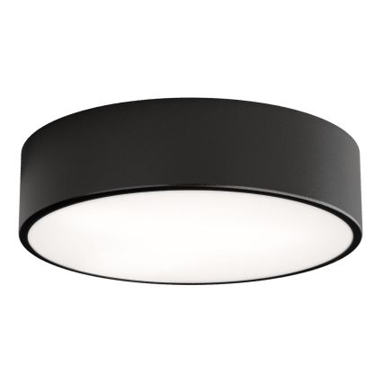 Brilagi - Plafonnier avec détecteur CLARE 2xE27/40W/230V d. 30 cm noir