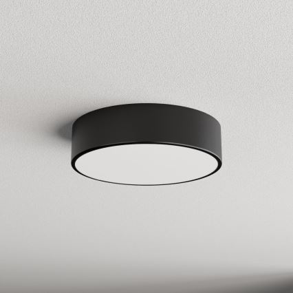 Brilagi - Plafonnier avec détecteur CLARE 2xE27/40W/230V d. 30 cm noir