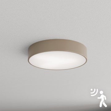Brilagi - Plafonnier avec détecteur CLARE 3xE27/40W/230V d. 40 cm beige