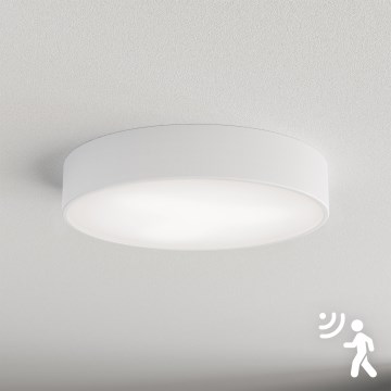 Brilagi - Plafonnier avec détecteur CLARE 3xE27/40W/230V d. 40 cm blanc