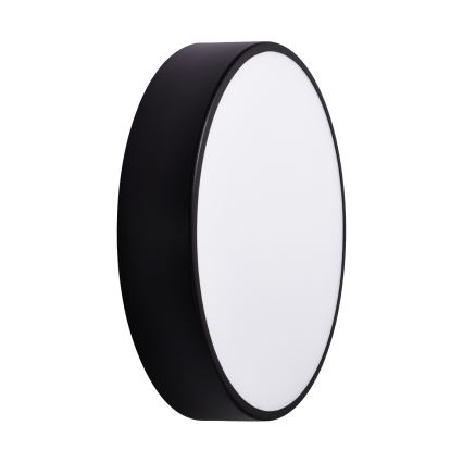 Brilagi - Plafonnier avec détecteur CLARE 3xE27/40W/230V d. 40 cm noir