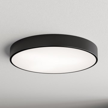 Brilagi - Plafonnier avec détecteur CLARE 5xE27/24W/230V Ø 60 cm noir