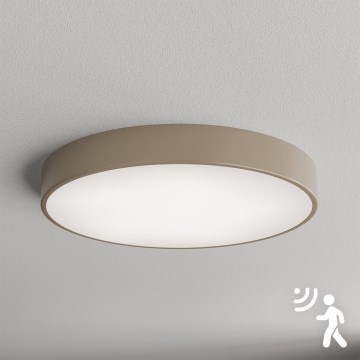 Brilagi - Plafonnier avec détecteur CLARE 5xE27/40W/230V d. 60 cm beige