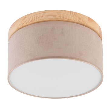 Brilagi - Plafonnier BELLADONNA 1xE27/15W/230V d.30 cm beige/pin