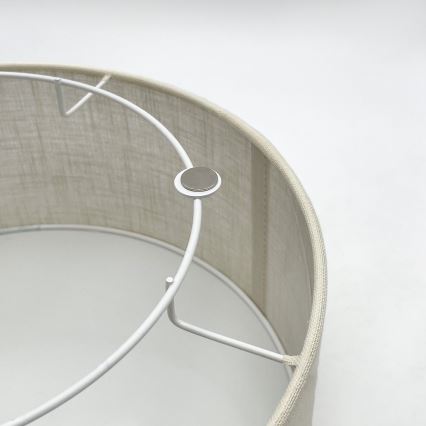 Brilagi - Plafonnier BELLADONNA 1xE27/15W/230V d. 30 cm crème/chêne