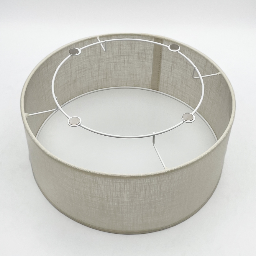 Brilagi - Plafonnier BELLADONNA 1xE27/15W/230V d. 30 cm crème/chêne