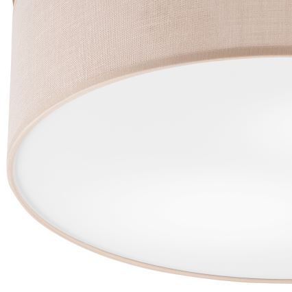 Brilagi - Plafonnier BELLADONNA 2xE27/15W/230V d.40 cm beige/chêne