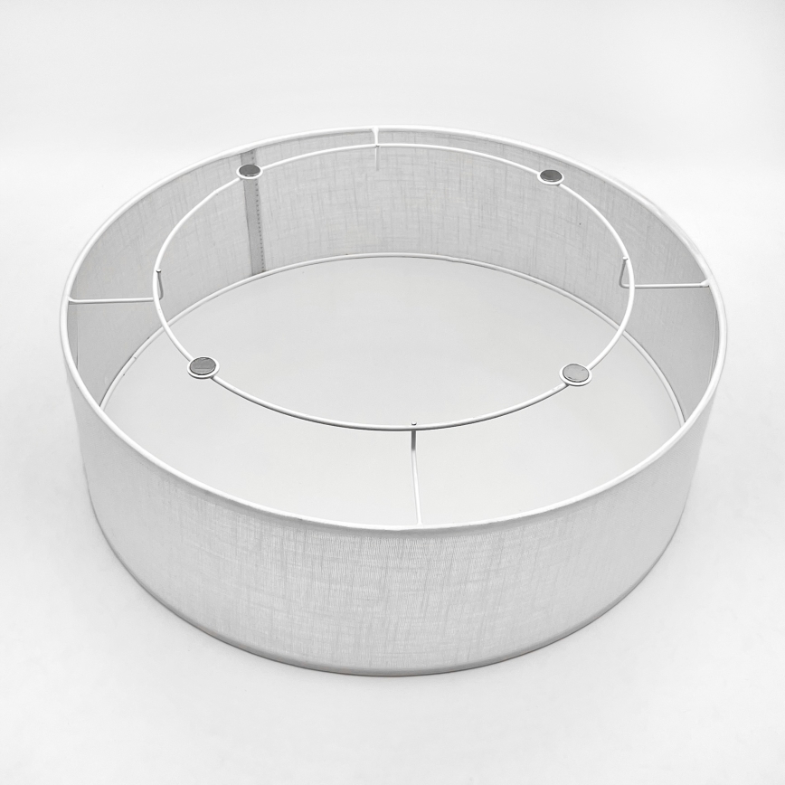 Brilagi - Plafonnier BELLADONNA 2xE27/15W/230V d. 40 cm blanc/chêne cerise