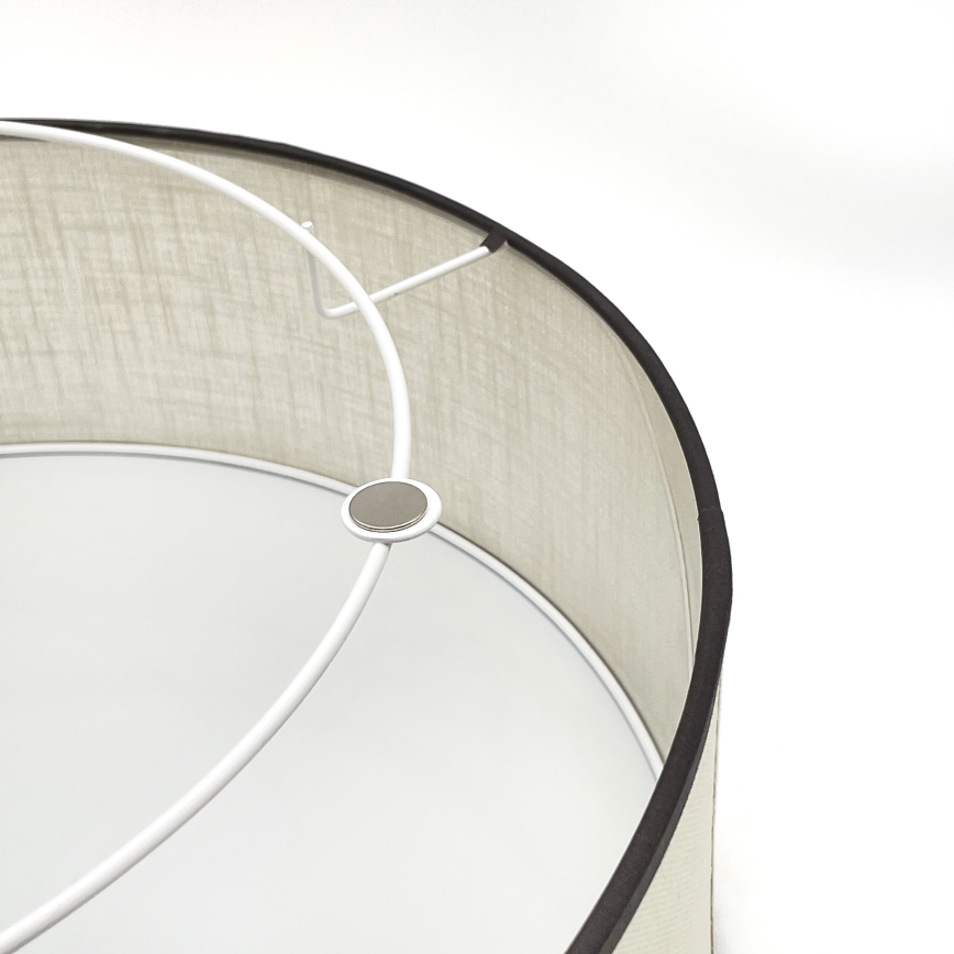 Brilagi - Plafonnier BELLADONNA 2xE27/15W/230V d. 40 cm crème/chêne