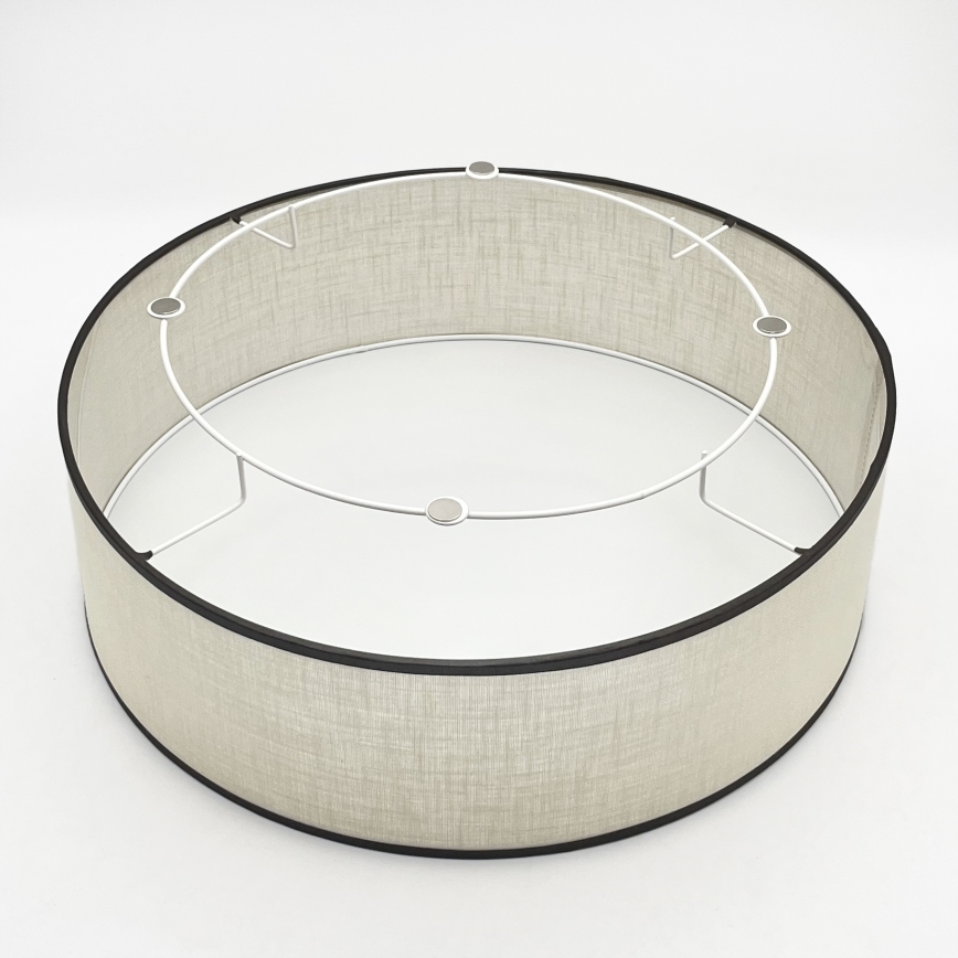 Brilagi - Plafonnier BELLADONNA 2xE27/15W/230V d. 40 cm crème/chêne