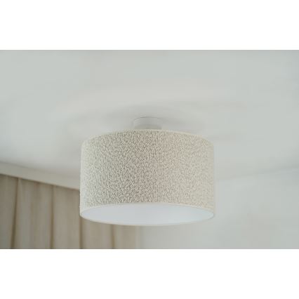 Brilagi - Plafonnier BOUCLE ROLLER 1xE27/15W/230V d. 45 cm crème