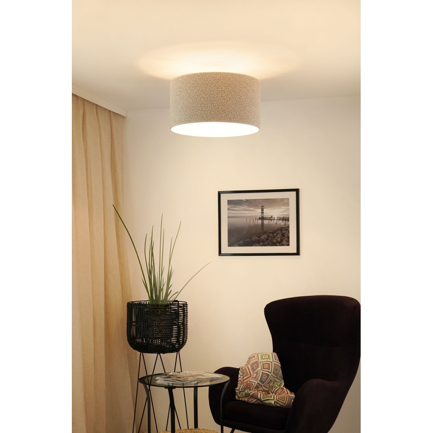Brilagi - Plafonnier BOUCLE ROLLER 1xE27/15W/230V d. 45 cm crème