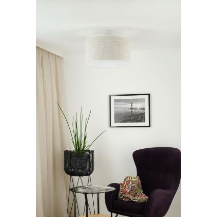 Brilagi - Plafonnier BOUCLE ROLLER 1xE27/15W/230V d. 45 cm crème