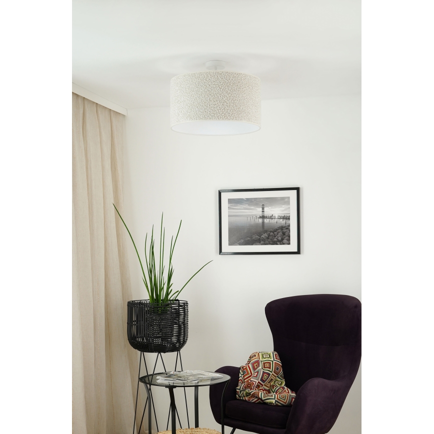Brilagi - Plafonnier BOUCLE ROLLER 1xE27/15W/230V d. 45 cm crème