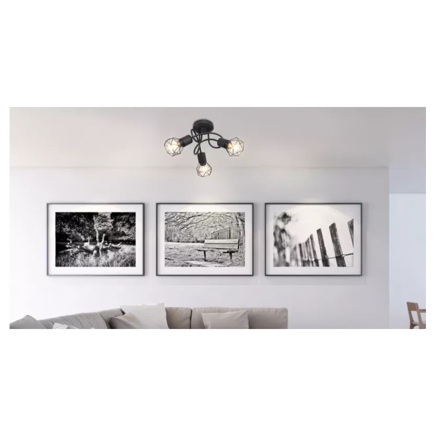 Brilagi - Plafonnier CAGE 3xE14/40W/230V
