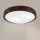 Brilagi - Plafonnier CARVALHO SLIM SMOKEY 2xE27/60W/230V chêne Ø 37,5 cm