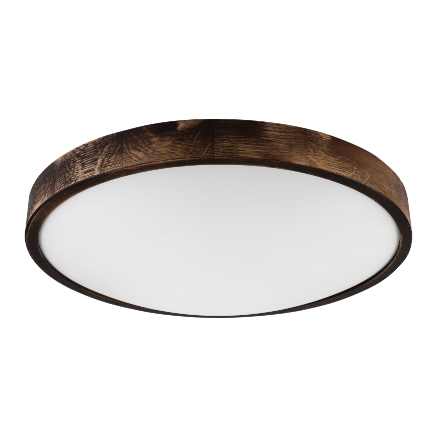 Brilagi - Plafonnier CARVALHO SMOKEY 3xE27/60W/230V chêne Ø 47,5 cm