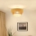 Brilagi - Plafonnier CEDAR LUNETA 1xE27/15W/230V d. 45 cm beige/marron/crème