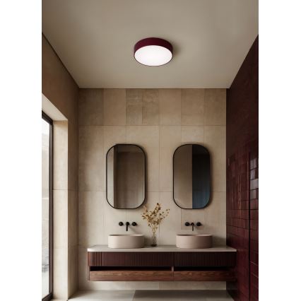 Brilagi - Plafonnier CLARE 2xE27/24W/230V Ø 30 cm bordeaux