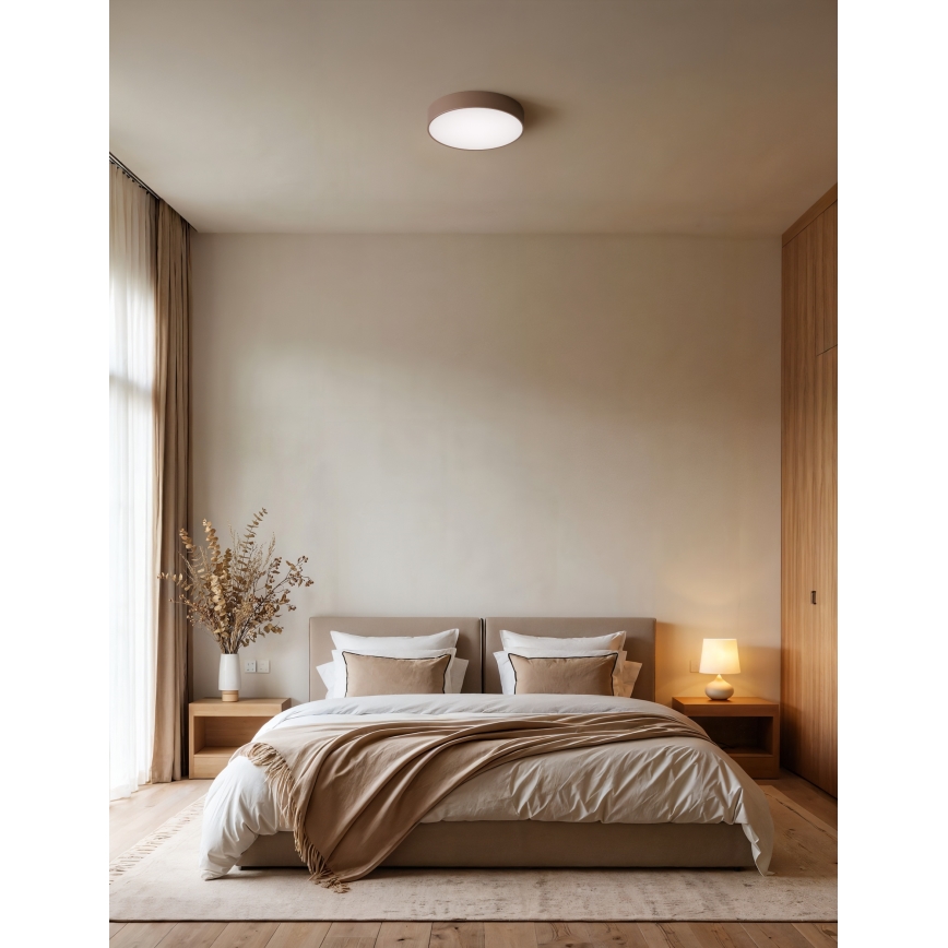 Brilagi - Plafonnier CLARE 3xE27/40W/230V diam. 40 cm marron