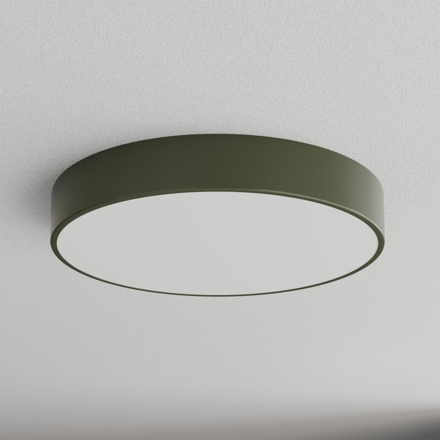 Brilagi - Plafonnier CLARE 4xE27/24W/230V Ø 50 cm kaki