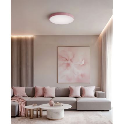 Brilagi - Plafonnier CLARE 4xE27/24W/230V Ø 50 cm rose