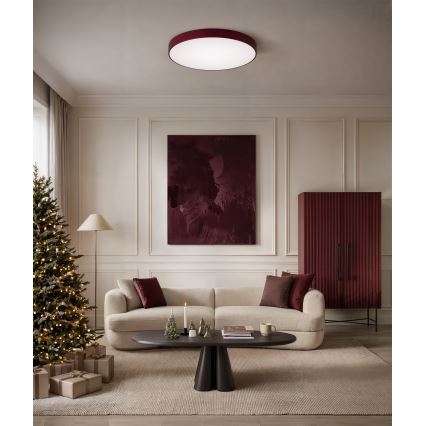Brilagi - Plafonnier CLARE 4xE27/40W/230V Ø 50 cm bordeaux