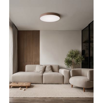 Brilagi - Plafonnier CLARE 4xE27/40W/230V, Ø 50 cm, marron