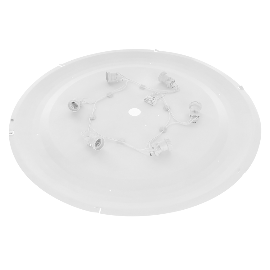 Brilagi - Plafonnier CLARE 6xE27/40W/230V d. 80 cm blanc