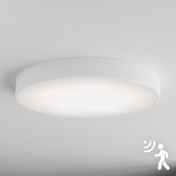 Brilagi - Plafonnier CLARE avec détecteur 5xE27/40W/230V Ø 60 cm blanc