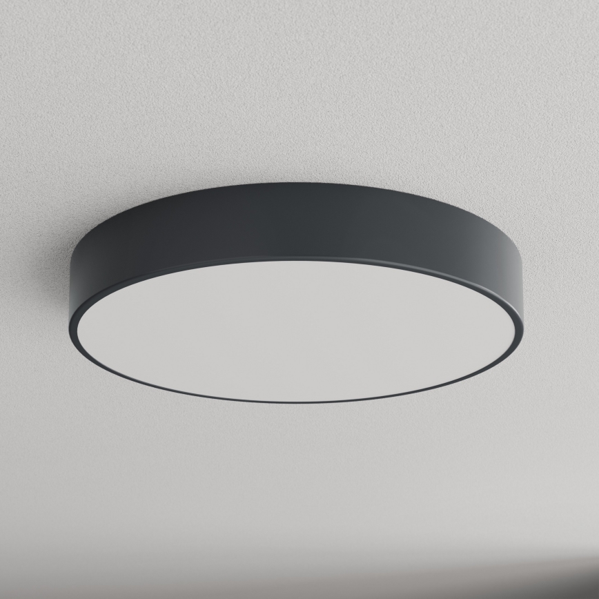 Brilagi - Plafonnier pour salle de bains CLARE 4xE27/24W/230V, diamètre 50 cm, anthracite, IP54