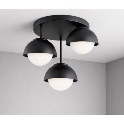 BRILAGI - Plafonnier COSMO 3xE27/60W/230V noir