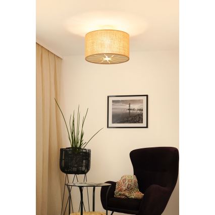 Brilagi - Plafonnier COUNTRY ROLLER 1xE27/15W/230V d. 45 cm beige