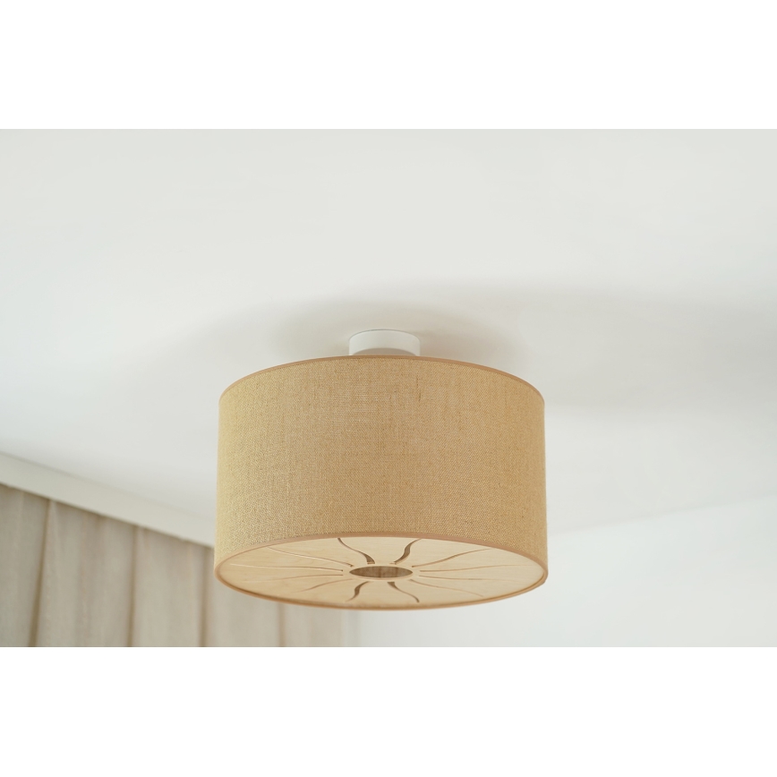 Brilagi - Plafonnier COUNTRY ROLLER 1xE27/15W/230V d. 50 cm beige
