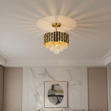 Brilagi - Plafonnier CRISTAL 5xE14/40W/230V Ø 38 cm