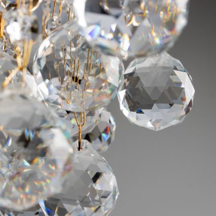 Brilagi - Plafonnier CRYSTAL 6xE14/60W/230V doré