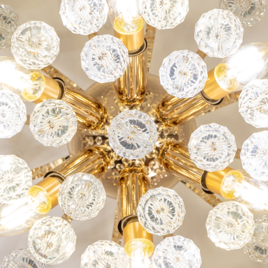 Brilagi - Plafonnier CRYSTAL 6xE14/60W/230V doré