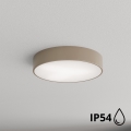 Brilagi - Plafonnier de salle de bain avec détecteur CLARE 3xE27/72W/230V d. 40 cm IP54 beige