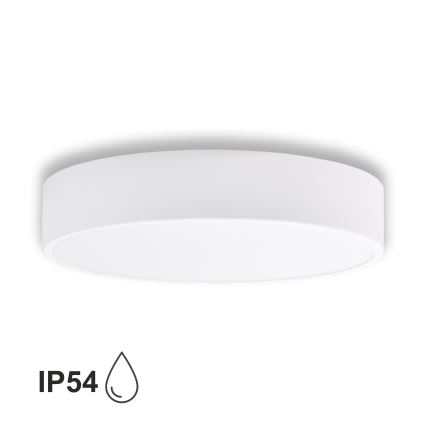 Brilagi - Plafonnier de salle de bain CLARE 3xE27/24W/230V d. 40 cm blanc IP54