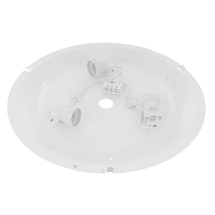 Brilagi - Plafonnier de salle de bain CLARE 3xE27/24W/230V d. 40 cm IP54 gris